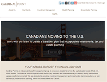 Tablet Screenshot of cardinalpointwealth.com